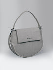 XELLA Pinatex Saddle Bag - Grey -  KAAMNA