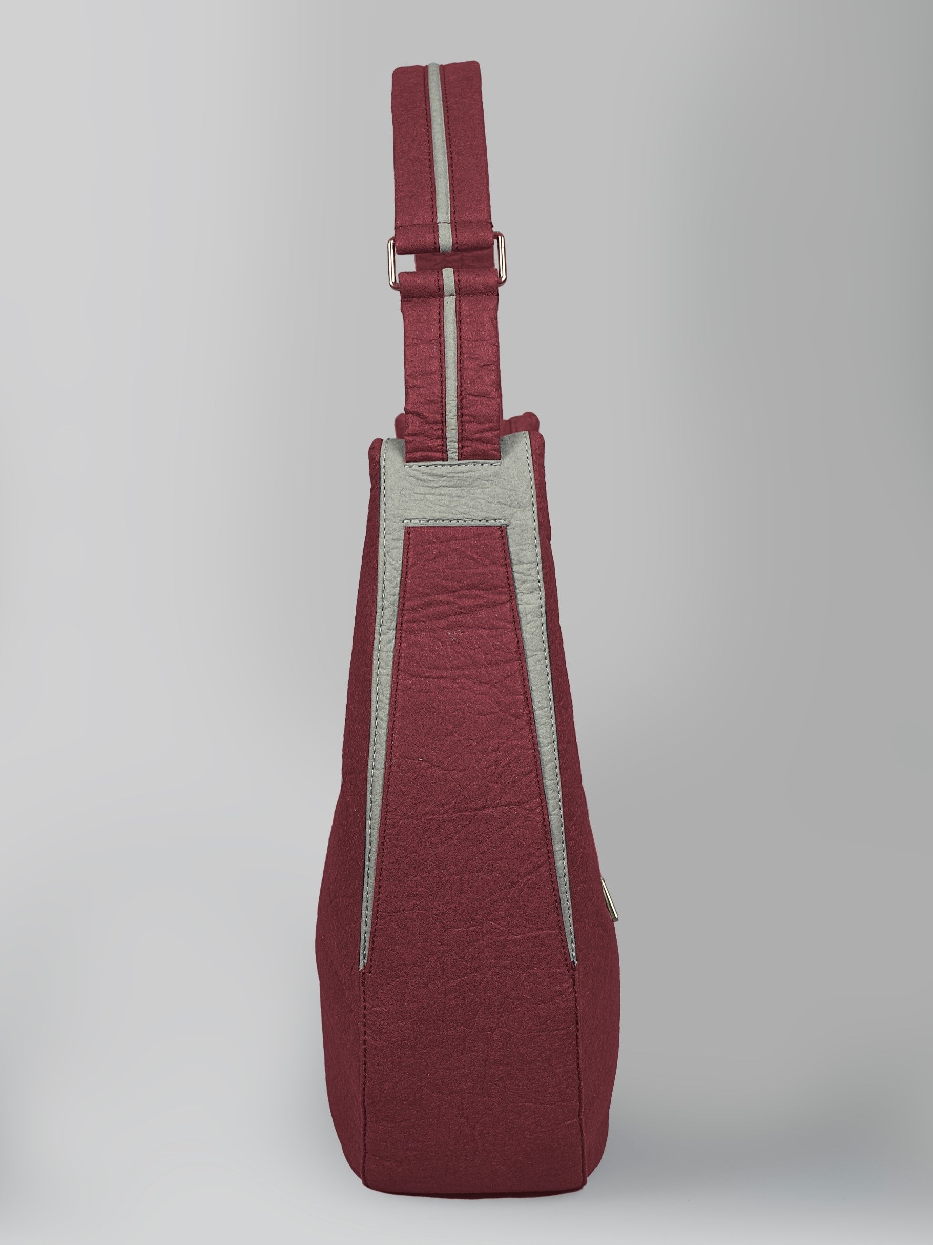 OVAHO Pinatex Hobo Bag - Mulberry -  KAAMNA