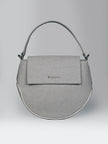 XELLA Pinatex Saddle Bag - Grey -  KAAMNA