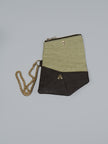 Keychain Coin Pouch in Pinatex - Sage & Chestnut -  KAAMNA