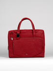 Informal Pinatex Laptop Bag - Mulberry -  KAAMNA