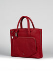 Informal Pinatex Laptop Bag - Mulberry -  KAAMNA