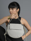 XELLA Pinatex Saddle Bag - Grey -  KAAMNA