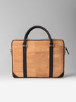 Slim Laptop Bag in Natural Cork -  KAAMNA