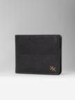 Black Cork Bifold Wallet -  KAAMNA