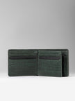 Forest Green Cork Bifold Flap Wallet -  KAAMNA