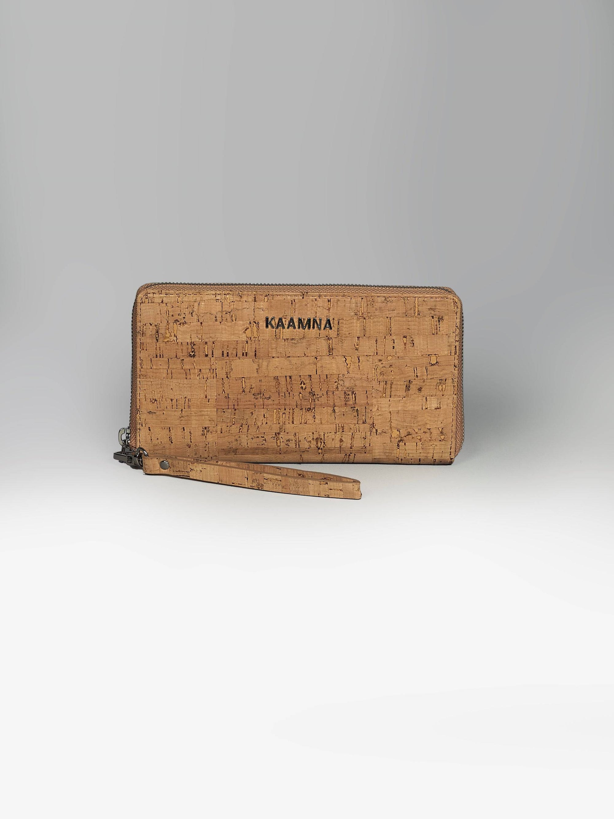 Cork Here & There Wallet -  KAAMNA